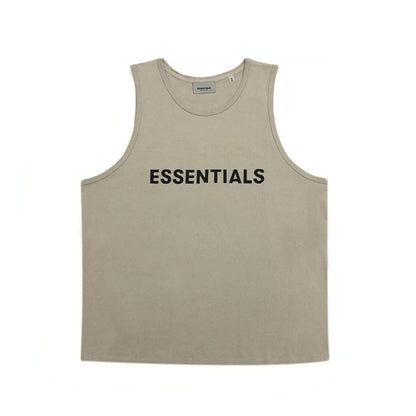 ESSENTIALS Urban Streetwear Cotton Tank Top