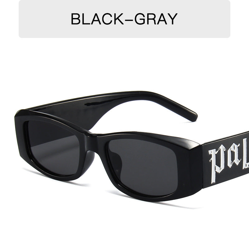Vibrant Spectrum Alphabetic Square Sunglasses