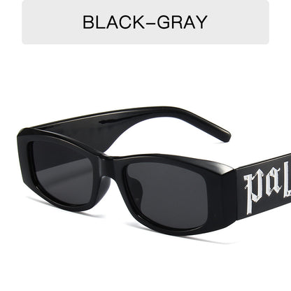Vibrant Spectrum Alphabetic Square Sunglasses