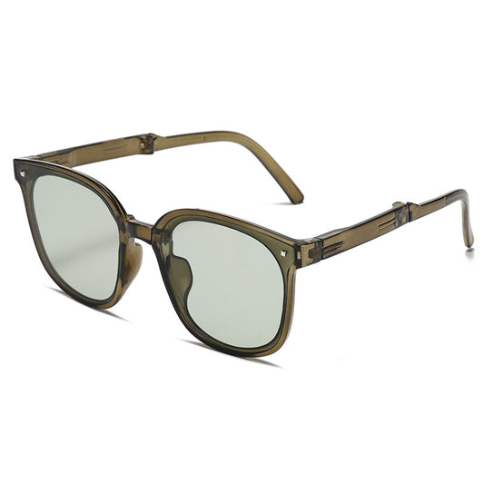 Classic Aura Folding Square Sunglasses