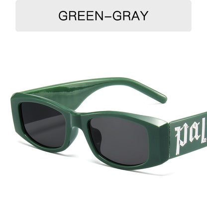 Vibrant Spectrum Alphabetic Square Sunglasses