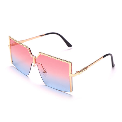 FusionGaze Frameless Ocean Wave Designer Sunglasses