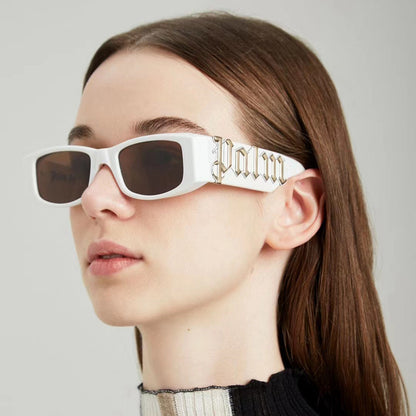 Vibrant Spectrum Alphabetic Square Sunglasses