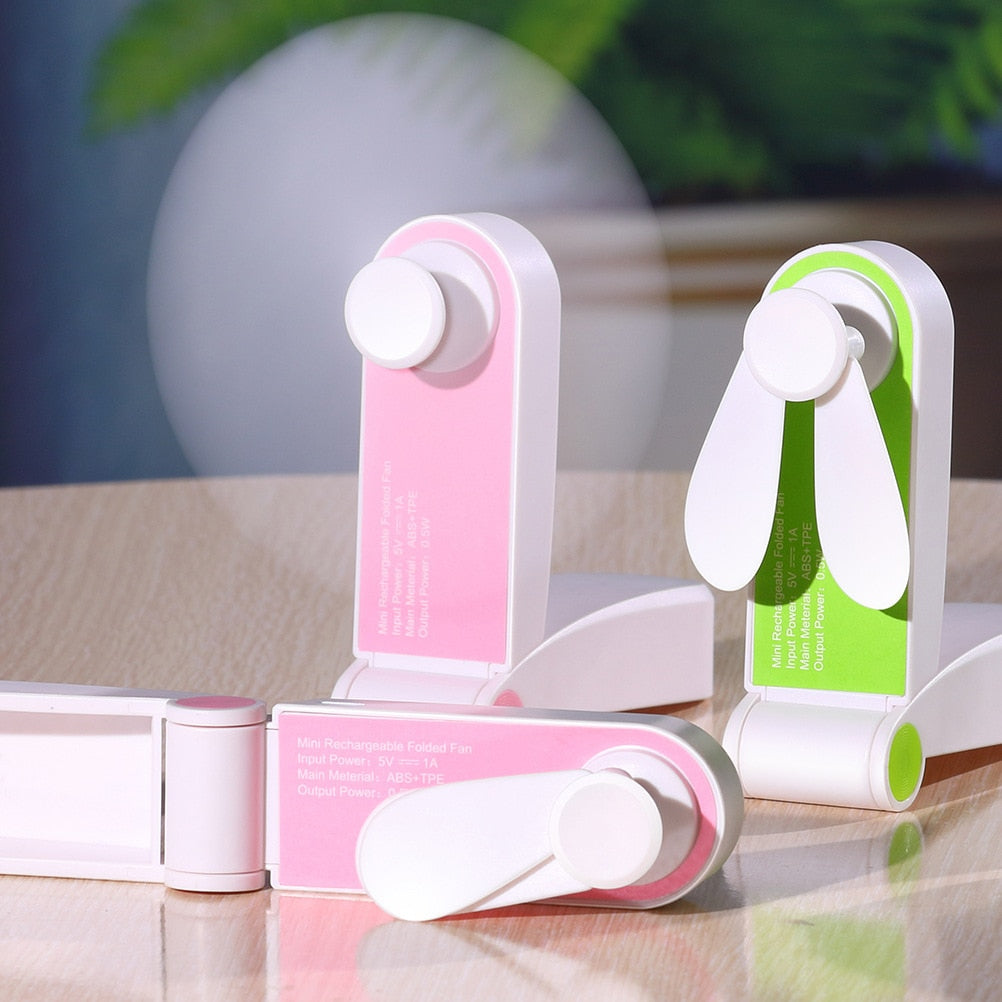 Ultra-Compact USB Pocket Foldable Fan