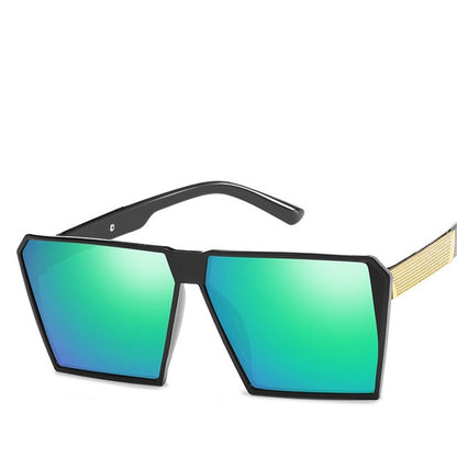 GlamSquare Reflective Oversized Sunglasses