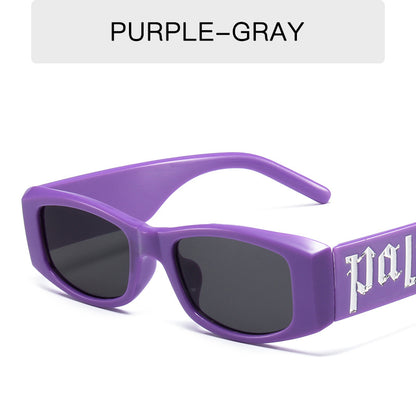 Vibrant Spectrum Alphabetic Square Sunglasses