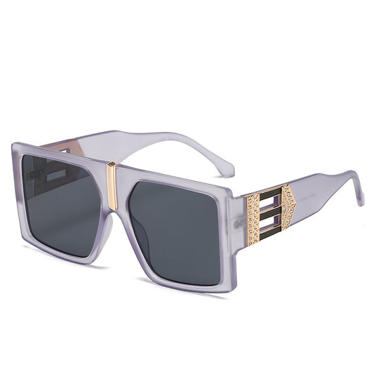 Dazzler Net Red Ins Square Sunglasses