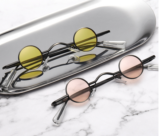 Eclipse Noir Round Sunglasses