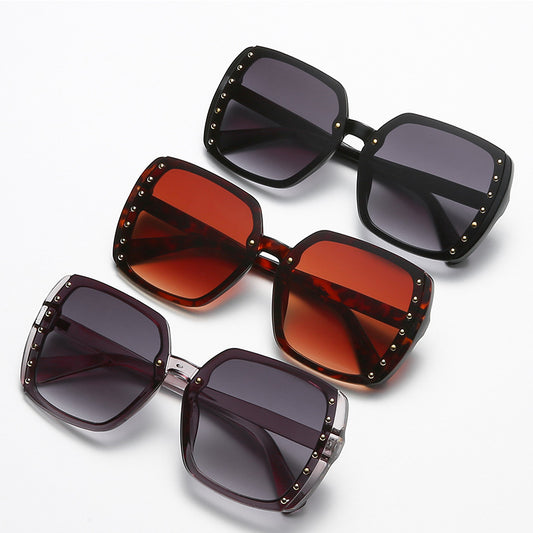 Riviera Chic Oversized Square Sunglasses