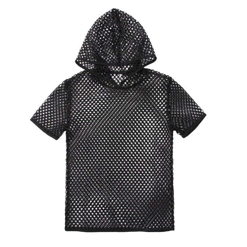 AdonisMesh Men's Provocative Fishnet T-Shirt