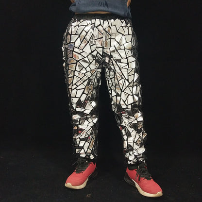 PrismBurst Laser Sequined Stage Trousers