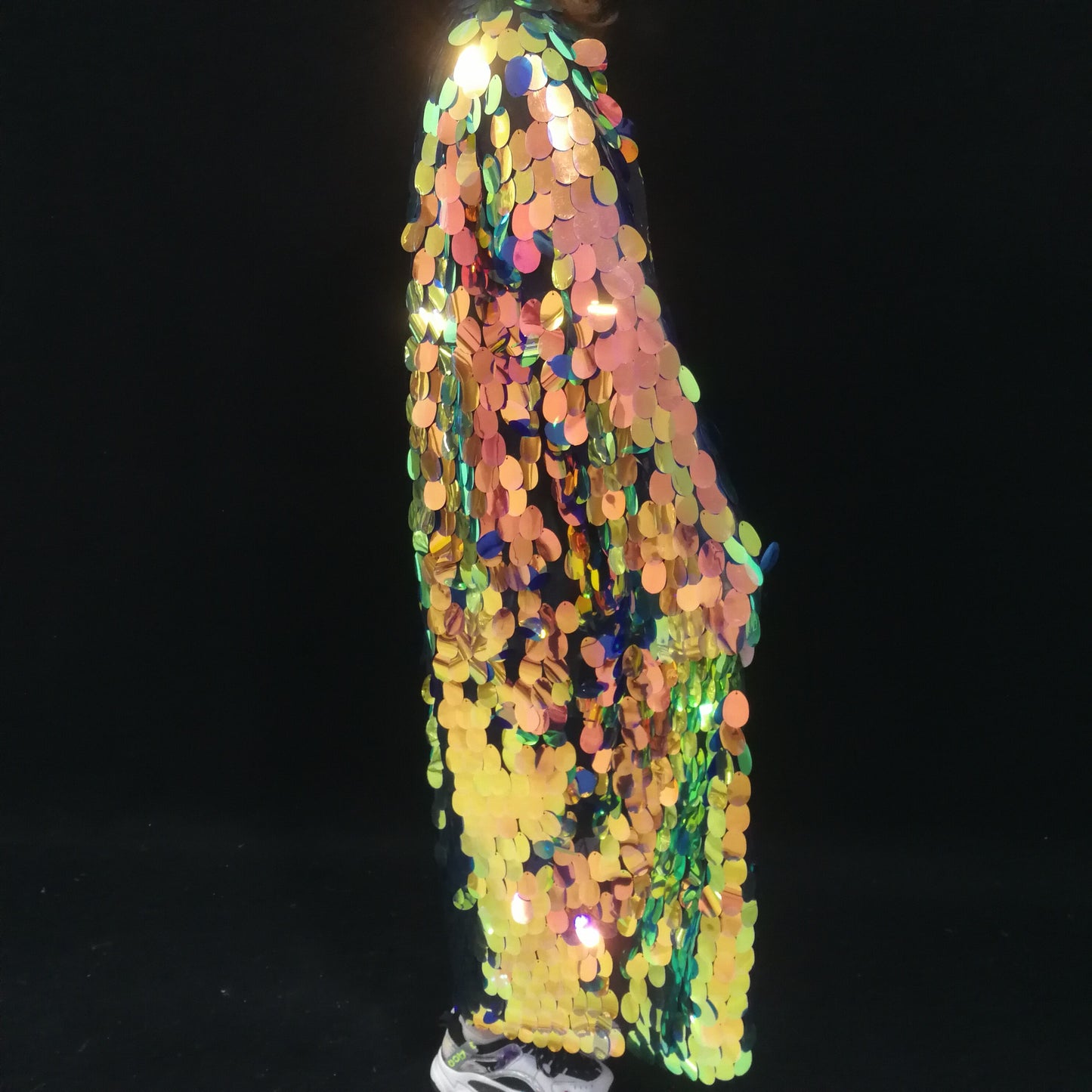 GlitterPop Punk Sequined Stage Overcoat