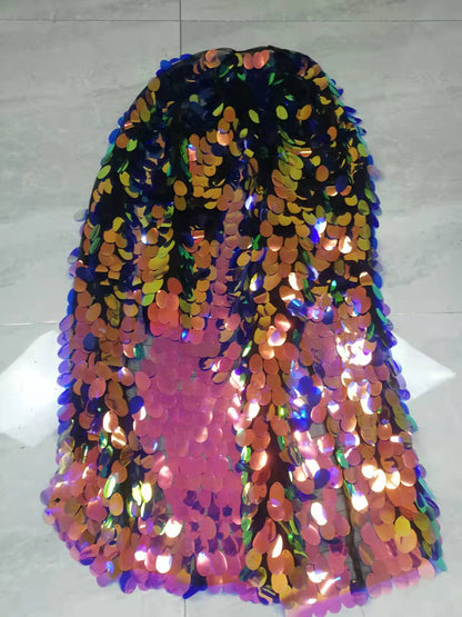 GlitterPop Punk Sequined Stage Overcoat