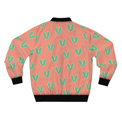Vivid Vibes Pattern Festival Men's Bomber Jacket