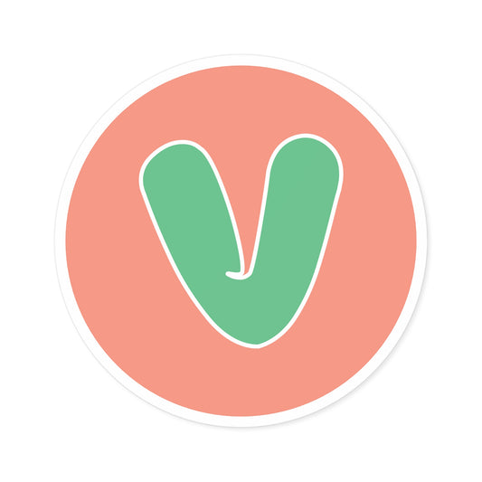Vivid Vibes Iconic Sticker