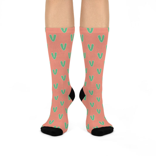 Vivid Vibes Crew Socks